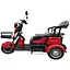 Електроскутер трицикл двомісний iBike X3 (500W, 48V, 15Ah) - мініатюра 1