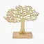Декор алюмінієвий MBM HOME Дерево на підставці золотий 300х90х330 мм (DH-ST-39 L GOLD) - мініатюра 3