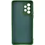 Чохол TPU Getman Liquid Silk Full Camera для Samsung Galaxy A13 4G Зелений / Dark green - мініатюра 2