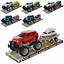 Набор с транспортом 668-5A джип с прицепом 35см,в слюде (6903317293971) МИКС - миниатюра 1