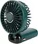 Портативный USB-вентилятор Mini Fan с подставкой для телефона и дисплеем зеленый (979) - миниатюра 5
