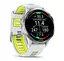 Смарт-годинник Garmin Forerunner 970 Whitestone Titanium with Whitestone/Translucent Amp Yellow Silicone with Silver Buckle (010-02969-61) - мініатюра 3