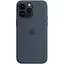 Оригинальный силиконовый чехол Apple Silicone Case MagSafe для iPhone 14 Pro Max (6.7") Storm Blue (MPTQ3ZE/A) - миниатюра 4