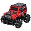 Джип 666-842CA на радіокеруванні, червоний, 2.4G, акумулятор, світло, колеса-ролики, ударостійкий корпус - мініатюра 1