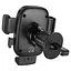Холдер Hoco H75 Crown one-button car holderair outlet Черный - миниатюра 3