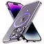 Чехол Epik TPU+PC Colorful with MagSafe для Apple iPhone 13 Pro 6.1 Purple - миниатюра 2