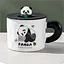 Чашка BonaDi Panda 2 390 мл (14931) черно-белая   - миниатюра 3