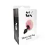 Силіконова анальна пробка М Art of Sex Silicone Bunny Tails Butt plug Red діаметр 3.5 см - мініатюра 4