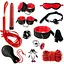 BDSM-комплект 12 аксесуарів One Size Червоний - мініатюра 1