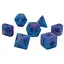Набор кубиков Double Color Glow in the dark 7 Dice Set - Blue-Purple , 7 шт. (g7dglowdc05) - миниатюра 1
