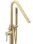 Смеситель для ванны Rea Aras brushed gold напольный REA-B2719 Золотой - миниатюра 3
