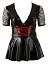 Міні-сукня Cottelli Collection Vinyl Lack Wetlook Latex XL чорний - мініатюра 4