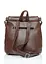 Жіночий рюкзак Sambag Loft QSH шоколадний 30 x 26 x 14 см (22011020) - мініатюра 3