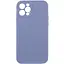 Чехол Silicone Case Full Camera Protective AA NO LOGO для Apple iPhone 12 Pro Max 6.7 Серый/Lavender Gray - миниатюра 1