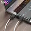 Дата кабель Hoco X90 Cool silicone USB to Type-C (1m) White - мініатюра 4
