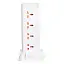 Мережевий фільтр-подовжувач Yiwu HP-5-11MF TOWER B24 4,8 м 12 розеток 3USB + 1PD LED-лампа білий  - мініатюра 6