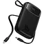 Зовнішній акумулятор power bank Baseus QPow2 20000 mAh 30w (P10055009113-00) чорний - мініатюра 1