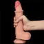 Фаллоимитатор Sliding-Skin Dual Layer Dong 8.5'' 22 см телесный - миниатюра 8