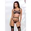 Бюстгальтер-стрепи MEGGY BRA black - Passion Exclusive L/XL - мініатюра 3