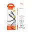 Кабель USB Hoco X109 Energy Silicone Lightning 3 м 2.4 A чорний - мініатюра 2