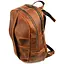 Мужской кожаный городской рюкзак рыжий крейзи хорс TARWA 47х28х18 см sum0028446 - миниатюра 7