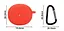Чохол-накладка DK для Oppo Enco Air 1/2 | Silicone Candy Friendly з карабіном (012708) (red) - мініатюра 3