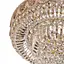Люстра Brille потолочная торт с подсветкой LED E14 40W G (BCL-631C/9) - миниатюра 2