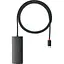 USB-Хаб Baseus Lite Series 4-in-1 (Type-C to USB 3.0*4 ) (1m) black (WKQX030401) - мініатюра 2