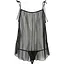 Сорочка прозора бебі дол Passion MELANIA CHEMISE Black L/XL, трусики, на тонких бретелях - мініатюра 4