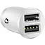 Автомобильное зарядное устройство Baseus С8-K Grain Mini Smart Car Charger 3.1A 2хUSB White (651162372) - миниатюра 2