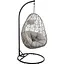 Подвесное кресло-кокон Di Volio Bacoli одноместное серый - миниатюра 1