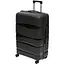 Набір валіз 4в1 ABS-пластик з кодовим замком і телескопічною ручкою чорний (PP002) - мініатюра 3