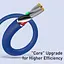 Кабель Baseus Crystal Shine Series Fast Charging Data Cable USB to iP 2.4 A 2 m Blue (CAJY000103) - мініатюра 4