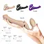 Страпон с вибрацией Strap-On-Me Vibrating Flesh L 19 см телесный - миниатюра 5