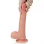Фаллоимитатор Dual layered Platinum Silicone 20.5 см телесный - миниатюра 5