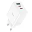 МЗП Hoco C126A PD40W+QC3.0 (1USB/2Type-C) White - мініатюра 2
