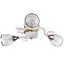 Люстра потолочная Brille с подсветкой LED E14 40W G (LK-511S/3) - миниатюра 1