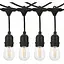 Гирлянда LED Light Edison уличная с ретро лампами 15 шт. 220V 10 метров с переходником - миниатюра 2