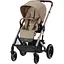 Коляска Cybex Balios S Lux TPE Almond Beige з бампером бежева (522005233) - мініатюра 1