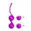 Вагінальні кульки Pretty Love Kegel Tighten Up I, 16.3 см, фіолетовий - мініатюра 4
