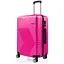 Валіза Великий (L) Полікарбонат На 4 Подвійних Колесах 120Л POLO LPK021 - Фуксія - мініатюра 1