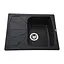 Гранитная мойка Globus Lux Tana графит 650x500 мм А0001, Графит - миниатюра 1