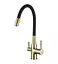 Змішувач для кухні Frap під фільтр з гнучким виливом F4396-3 Бронза - мініатюра 1