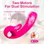 Двойной вибратор с подогревом для точки G и клитора We Love (10 режимов вибрации) K000998 - миниатюра 8
