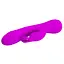 Вибратор-кролик Pretty Love Broderick 17.9 см фиолетовый - миниатюра 3