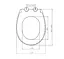 Сидения для унитаза Genesis NKP 0401 Soft Close+Quick Release дюропласт 30412  - миниатюра 6