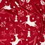 Плед Ardesto Christmas Flannel 160х200 см 100% полиэстер олени красный pbe0050481 - миниатюра 4