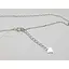 Срібне кольє Подіум з фіанітом. CN1403 - мініатюра 5