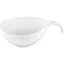 Салатник с ручкой Ardesto фарфор 360 мл белый (AR3745) - миниатюра 4