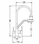 Змішувач для кухні Wezer з підлкюченням до фільтру INX4A-08-BLACK - мініатюра 7